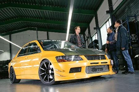 Mitsubishi Lancer Evo VIII, Frontansicht Mitsubishi Lancer Evo VIII, Frontansicht