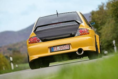 Mitsubishi Lancer Evo VIII, Heckansicht