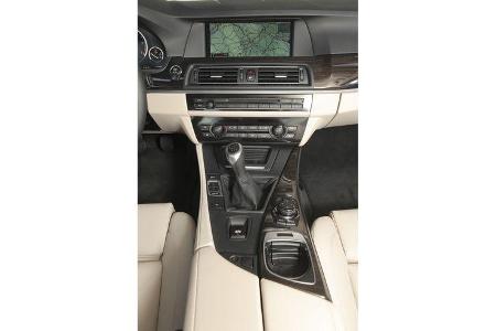 BMW 520d EDE, Mittelkonsole