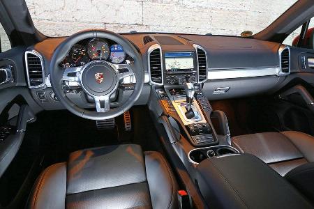 Porsche Cayenne S Diesel, Cockpit, Lenkrad