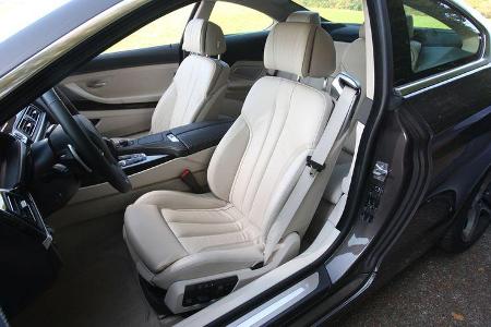 BMW 650i, Fahrersitz
