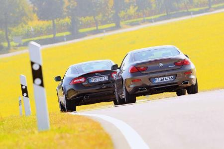 BMW 650i, Jaguar XK 5.0 V8 Portfolio, Heck