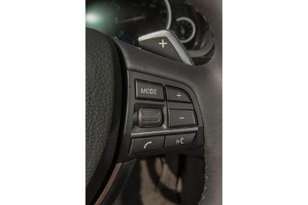 BMW 520i Touring, Lenkrad, Bedienelemente