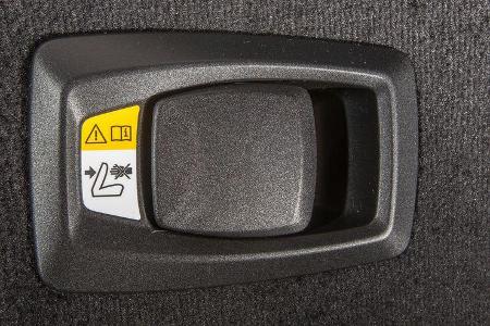 BMW 520i Touring, Sitze, Umklappen