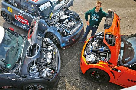 Mini JCW GP, Schirra- Mini JCW GTS, Schirra-Mini, Motoren Mini JCW GP, Schirra- Mini JCW GTS, Schirra-Mini, Motoren