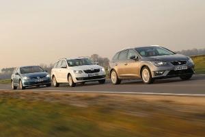 Seat León ST, Skoda Octavia Combi, VW Golf Variant