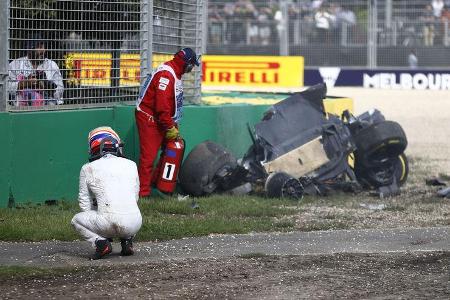 Fernando Alonso - GP Australien - Crash - 2016