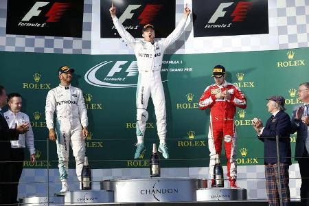 Podium - GP Australien 2016