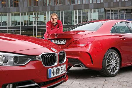 Mercedes CLA 250, BMW 328i, Sebstaian Renz