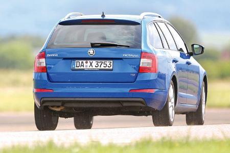 Skoda Octavia Combi 2.0 TDI, Heckansicht