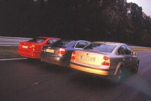 Audi A4 2.0, BMW 318i, VW Passat&nbsp;2.0