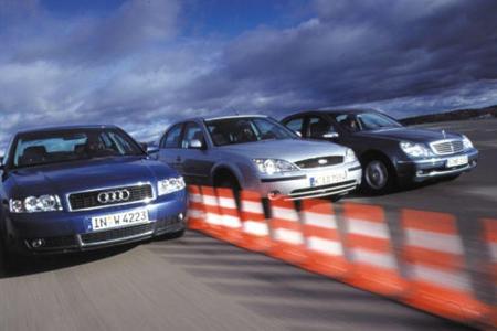 Audi A4 2.0, Mercedes C 180, Ford Mondeo 2.0 Audi A4 2.0, Mercedes C 180, Ford Mondeo 2.0