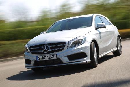 Mercedes A 250, Kurvenfahrt