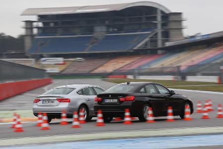 Audi A5 Sportback 2.0 TDI Ultra, BMW 418d Gran Coup, Seitenansicht