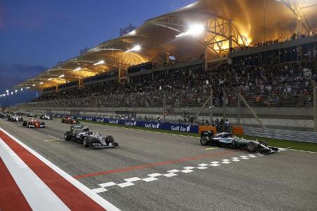 Start - GP Bahrain 2016