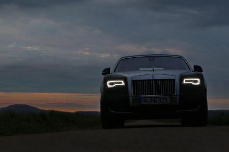 Rolls-Royce Ghost, Frontansicht, Licht