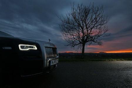 Rolls-Royce Ghost, Seitenansicht, Licht