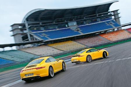 Porsche 911 Carrera S, Porsche 911 Carrera 4S, Seitenansicht