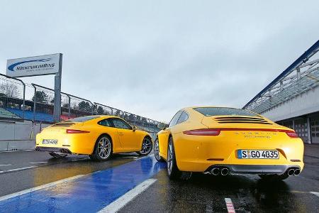 Porsche 911 Carrera S, Porsche 911 Carrera 4S, Heckansicht