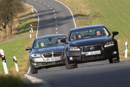 BMW 530, Lexus GS 450h, Frontansicht