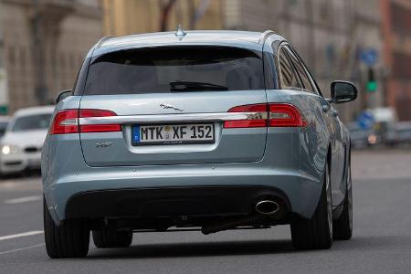 Jaguar XF Sportbrake 2.2D, Heckansicht