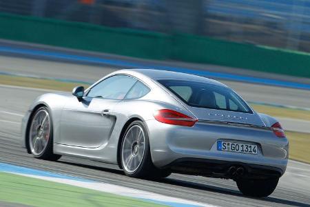 Porsche Cayman S, Heckansicht