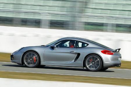 Porsche Cayman S, Seitenansicht