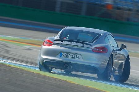 Porsche Cayman S, Heckansicht