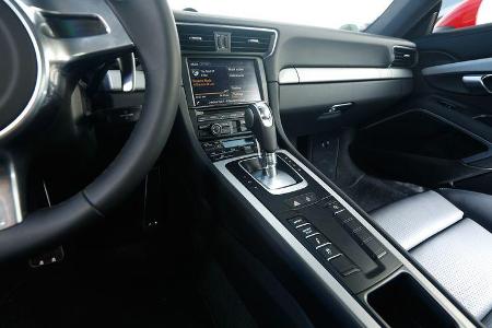 Porsche 911 Carrera S, Mittelkonsole, Schalthebel
