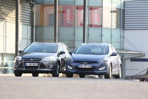 Hyundai i30 gegen Ford Focus im Vergleich