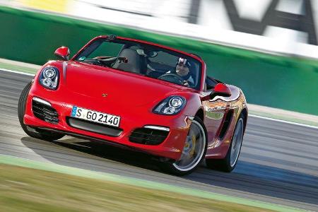 Porsche Boxster S, Frontansicht, Driften
