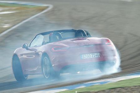 Porsche Boxster S, Heckansicht, Driften