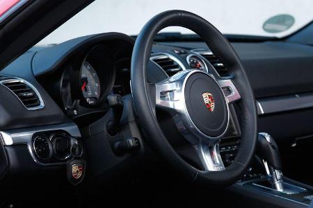 Porsche Boxster S, Lenkrad, Cockpit
