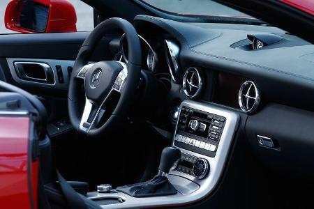 Mercedes SLK 350, Cockpit, Lenkrad