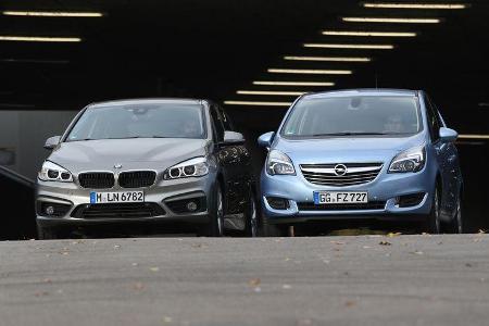 BMW 218i Active Tourer, Opel Meriva 1.4 Innovation BMW 218i Active Tourer, Opel Meriva 1.4 Innovation