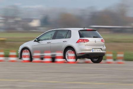 VW Golf 1.4 TSI, Seitenansicht, Bremstest