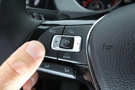 VW Golf 1.4 TSI, Lenkradschalter