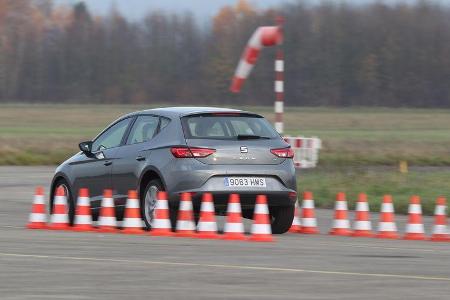 Seat León 1.4 TSI, Seitenansicht, Bremstest