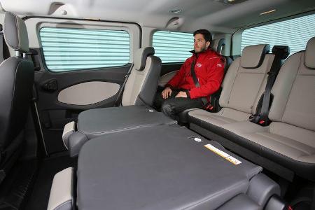 Ford Tourneo Custom, Rücksitz, Innenraum