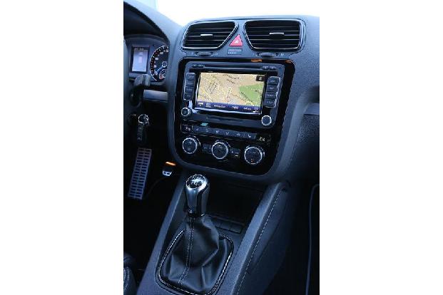 VW Scirocco R, Mittelkonsole