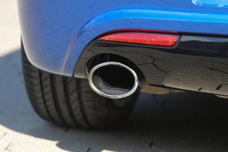 VW Scirocco R, Endrohr, Auspuff