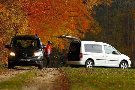 12/2012 ams27/2012, Vergleichstest Mercedes Citan 109 CDI VW Caddy 1.6 TDI Trendline