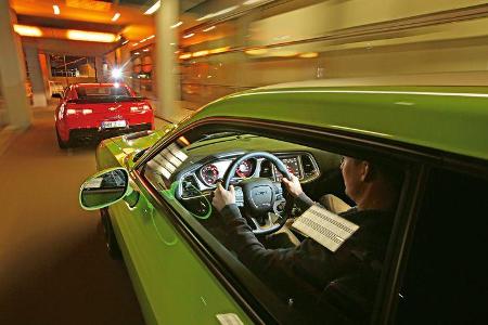 Dodge Challenger SRT Hellcat, Geiger-Camaro Z/28, Impression