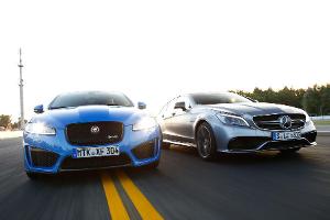 Jaguar XFR-S Sportbrake, Mercedes CLS 63 AMG S SB