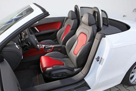 Audi TTS Roadster, Innenraum, Vordersitze
