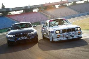 BMW M3 (F80) und BMW M3 (E30) DTM im Test