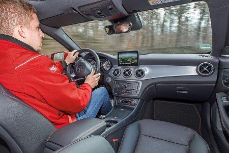 Mercedes CLA Shooting Brake, Cockpit, Fahrersicht