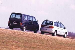 Doppeltest VW Caravelle 2.5 TDI gegen VW Sharan 1.9&nbsp;TDI