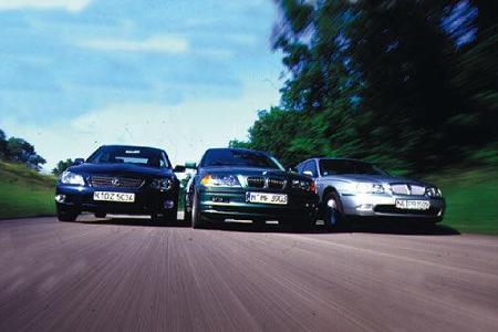 BMW 320i, Lexus IS 200, Rover 2.0 V6 BMW 320i, Lexus IS 200, Rover 2.0 V6