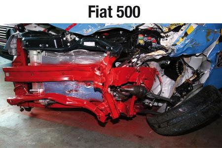 Die Fahrgastzelle beim Kleinwagen entspricht den Stand der Technik.